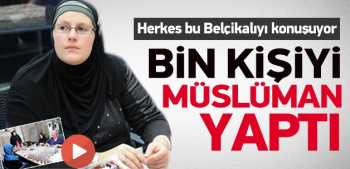 25 yaşındaki Veronique Cools 1000 Kişiyi müslüman etti