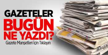 29.11.Cumartesi Gazete Manşetlerini Tıkla 