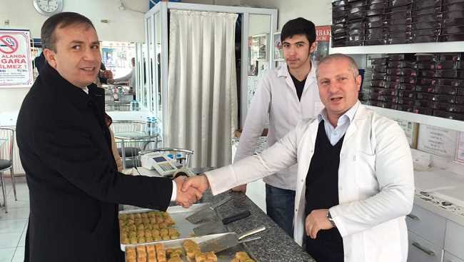 A.S.CEYLAN’DAN ESNAF ZİYARETİ
