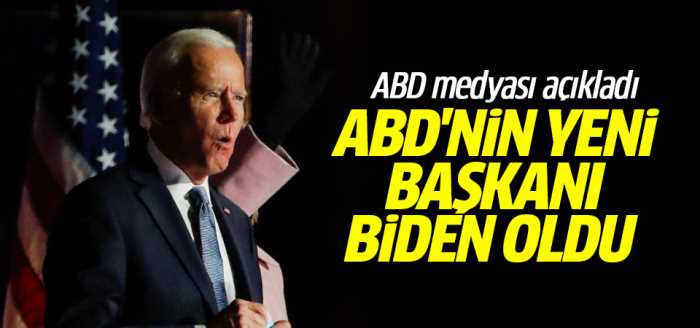 ABD medyası Joe Biden'ı 46. başkanı seçti!