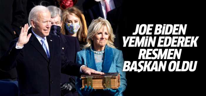 ABD'nin 46. Başkanı Joe Biden yemin ederek göreve başladı