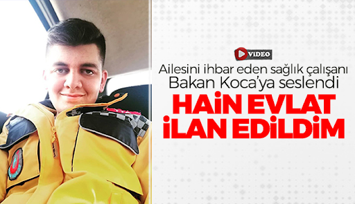 Ailesini ihbar etti! Hain evlat ilan edildi