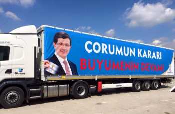 AK PARTİ  BÜYÜK ÇORUM MİTİNGİNE HAZIRLANIYOR