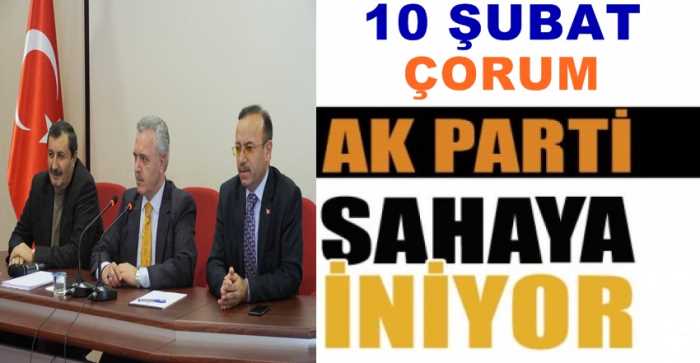 AK PARTİ AKADEMİK BİLGİYLE SAHAYA İNİYOR