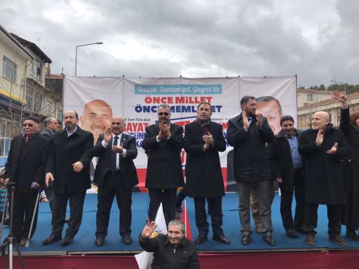 AK Parti Bayat Seçim Koordinasyon Merkezi’ne coşkulu açılış 