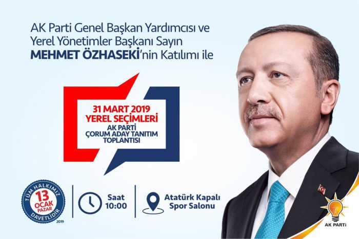 Ak Parti Çorum İlçe adayları açıklanıyor  