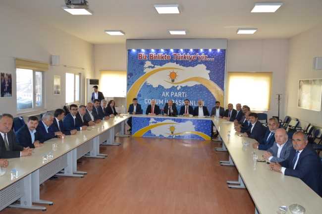AK Parti Çorum Mayıs ayı grup toplantısını yaptı