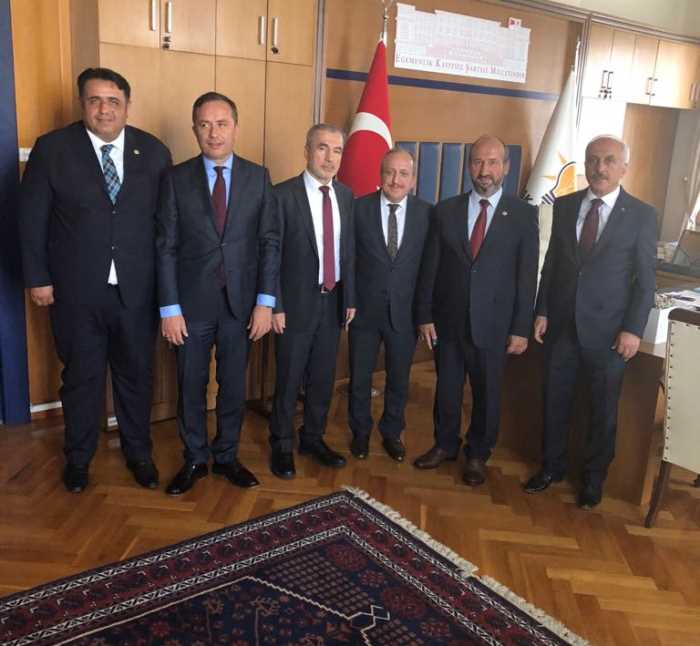 Ak Parti Heyetinden Naci Bostancı'ya Ziyaret