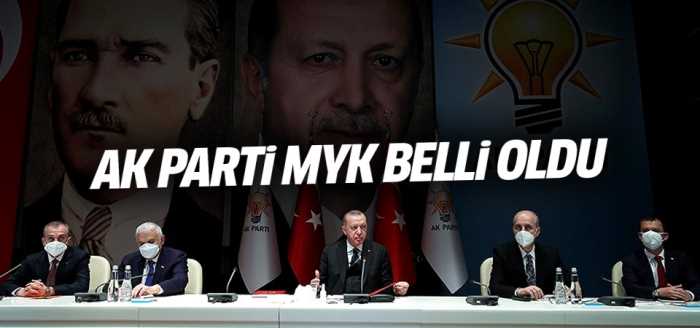 AK Parti MYK ve Görev dağılımı belli oldu 