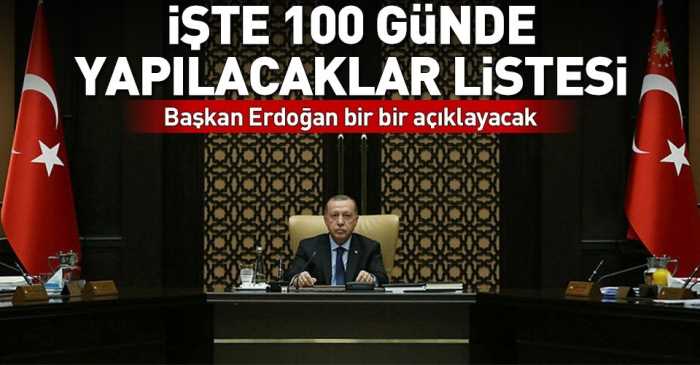 Ak Parti'nin 100 günlük eylem planı