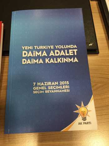 AK Parti Seçim Beyannamesi