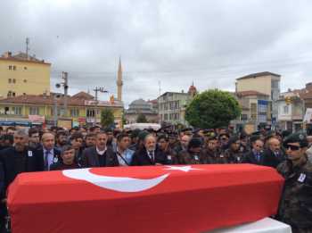 ALACA'LI ŞEHİT POLİS SON YOLCULUĞUNA UĞURLANDI