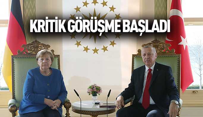 Almanya Başbakanı Angela Merkel'le Kritik görüşme 