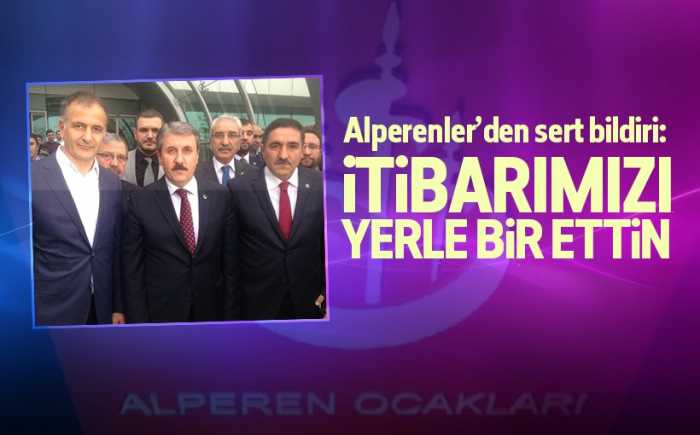 Alperen Ocakları, Mustafa Destici'ye isyan bayrağı açtı