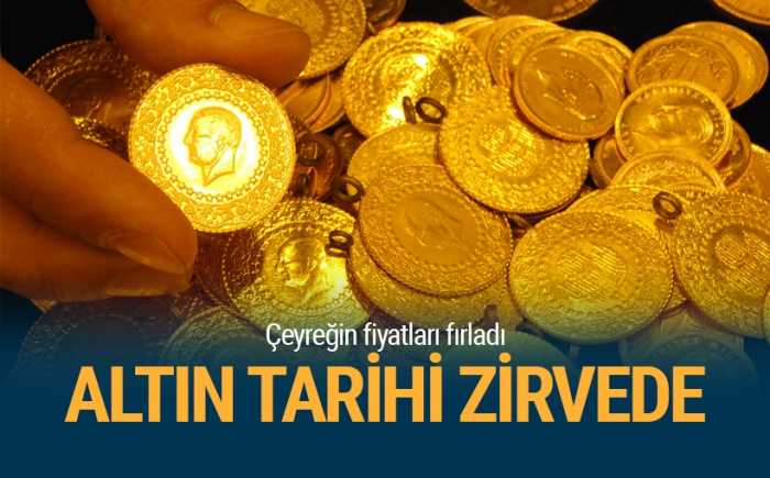 Altının gramı tarihi zirvesini bu gün gördü