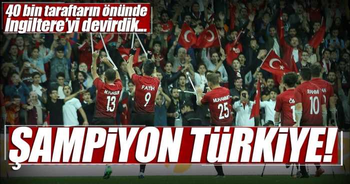 Ampute Futbol Milli Takımımız Avrupa Şampiyon 