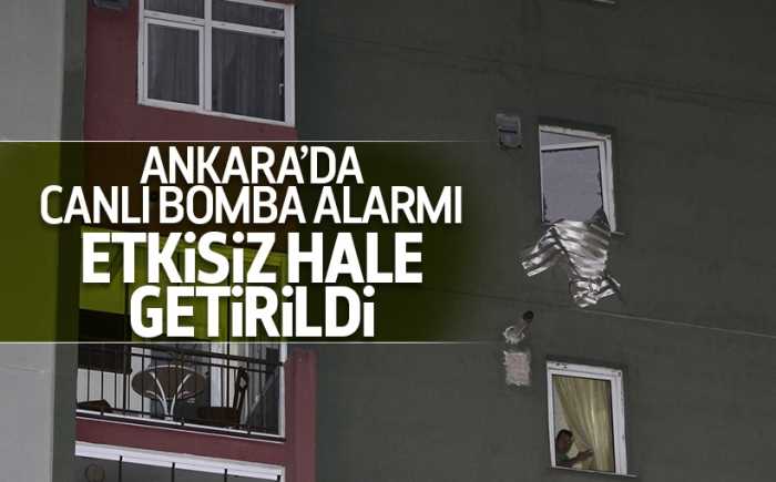 Ankara'da Daeş'li canlı bomba alarmı!