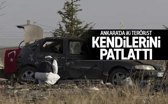 Ankara'da iki terörist kendilerini patlattı