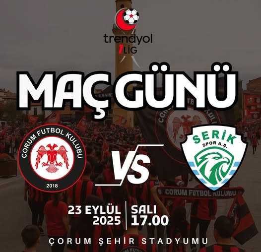 Arca Çorum FK - Serik Spor Maçı!
