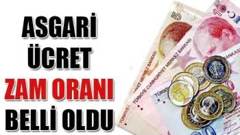 Asgari ücretin  zam oranı belli oldu