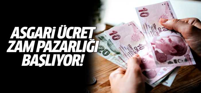 Asgari ücrette zam pazarlığı başlıyor!