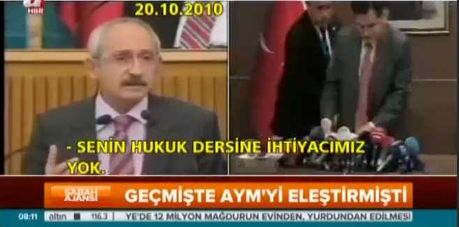AYM'ye destek veren Kılıçdaroğlu geçmişte eleştirmişti