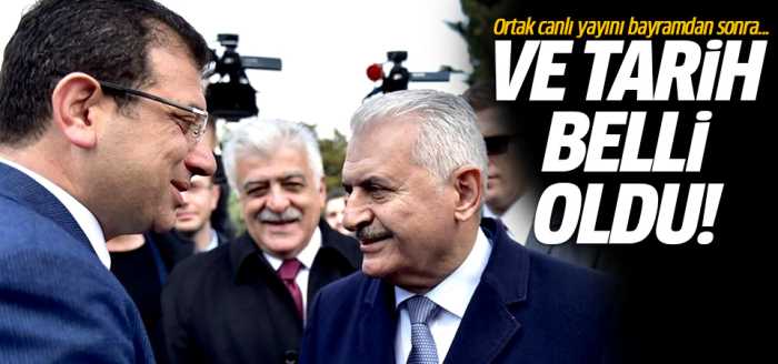 B.Yıldırım-E.İmamoğlu Canlı yayında karşı karşıya gelecek 