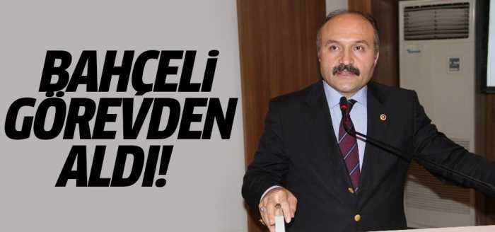 Bahçeli, Erkan Usta'yı görevden aldı