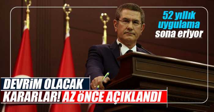 Bakan Canikli müjdeyi verdi!