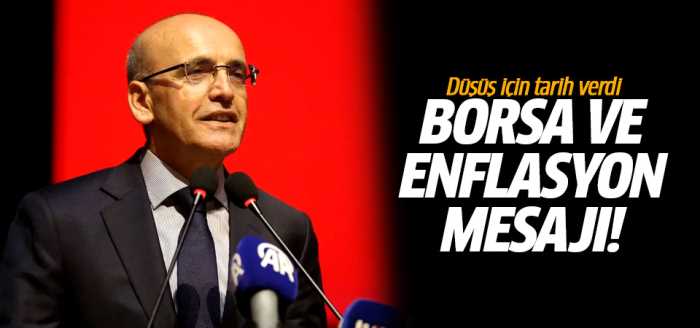 Bakan Şimşek Borsa ve Enflasyon için Tarihi verdi!