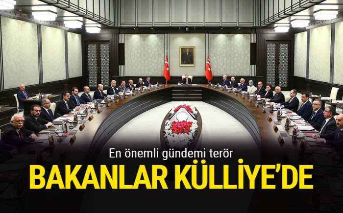 Bakanlar Kurulu Cumhurbaşkanı Erdoğan başkanlığında toplandı