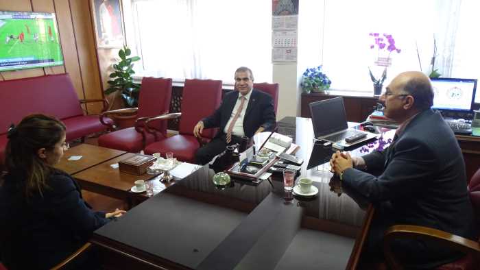 BAKANLIK  ŞUBE MÜDÜRÜNDEN  İSKİLİP İLÇE MİLLİ EĞİTİM MÜDÜRÜ SÜLEYMAN ATCIOĞLU'NA  ZİYARET