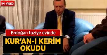 BAŞBAKAN: Süleyman Söylemez'in Evinde Kur'an Okudu 