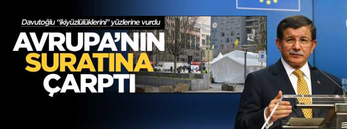Başbakan Davutoğlu, Ankara saldırısının ardından Belçika'nın göbeğinde PKK çadırına izin verilmesini yüzlerine vurdu