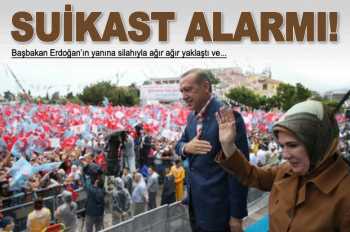 Başbakan Erdoğan'a silahla yaklaştı