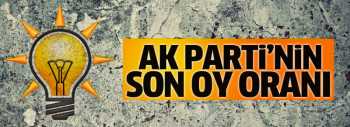 Başbakanın Masasındaki son anket