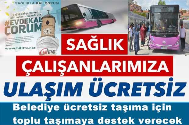 Başkan Aşgın’dan sağlık çalışanlarına ücretsiz toplu taşımaya tam destek