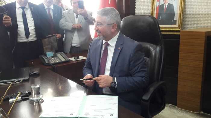 Başkan Dr. H.İbrahim Aşgın göreve hızlı başladı