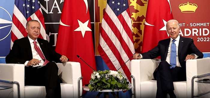 Başkan Erdoğan - ABD Başkanı  Biden ile görüştü