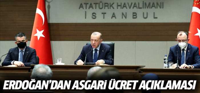 Başkan Erdoğan'dan asgari ücret açıklaması!