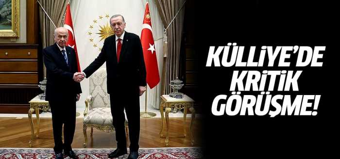 Başkan Erdoğan ile Bahçeli seçim ittifakını konuştu!