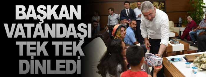 Başkan Halk Günü Toplantılarında Gönüller Yapmaya Devam ediyor 
