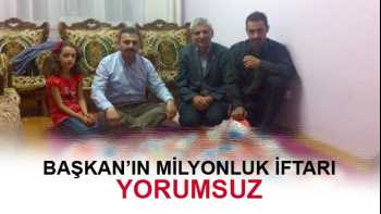 BAŞKAN KÜLCÜ, İFTAR SOFRASINDA