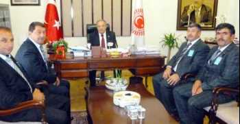 Başkan Şahin, şoför esnafının taleplerini Uslu'ya iletti