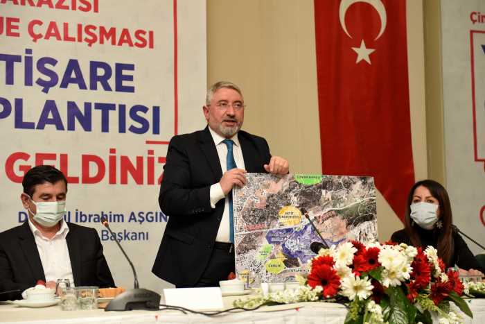 Belediye Meclis Üyeleri  çimento arazisini değerlendirdi