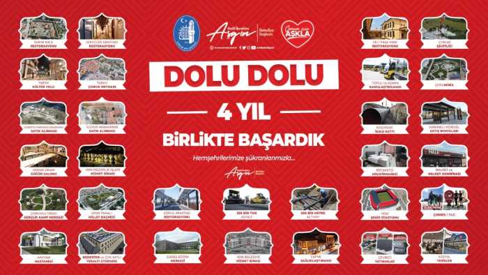 Belediyede dolu dolu 4 Yıl 