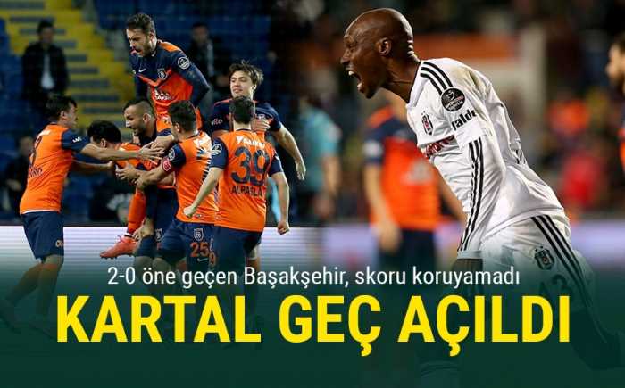 Beşiktaş, Spor Toto Süper Ligi'nin 21. haftasında Başakşehir'e konuk oldu. 2-0 öne geçmeyi başaran Başakşehir skoru koruyamayınca, karşılaşma 2-2 sona erdi. 