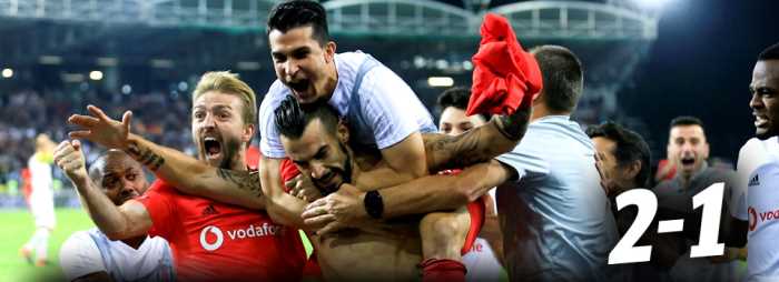 Beşiktaş 90'da kazandı! 2-1