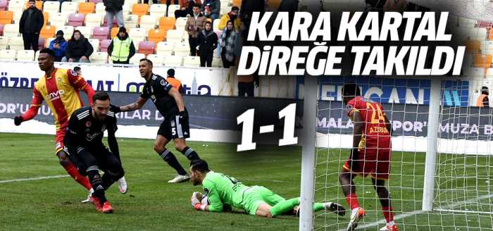 Beşiktaş Malatya'la ile 1-1 Berabere Kaldı