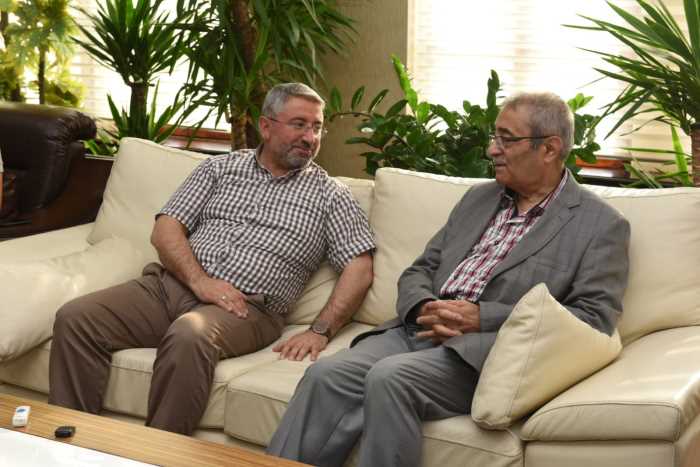 Bilge Başkan Ersoy,Aşgın'ı ziyaret etti